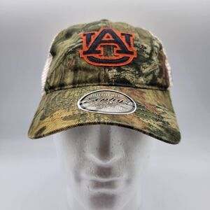 Zephyr Auburn Tigers Mens Womens Trucker Hat Mesh Back Trail Camo Snapback SEC